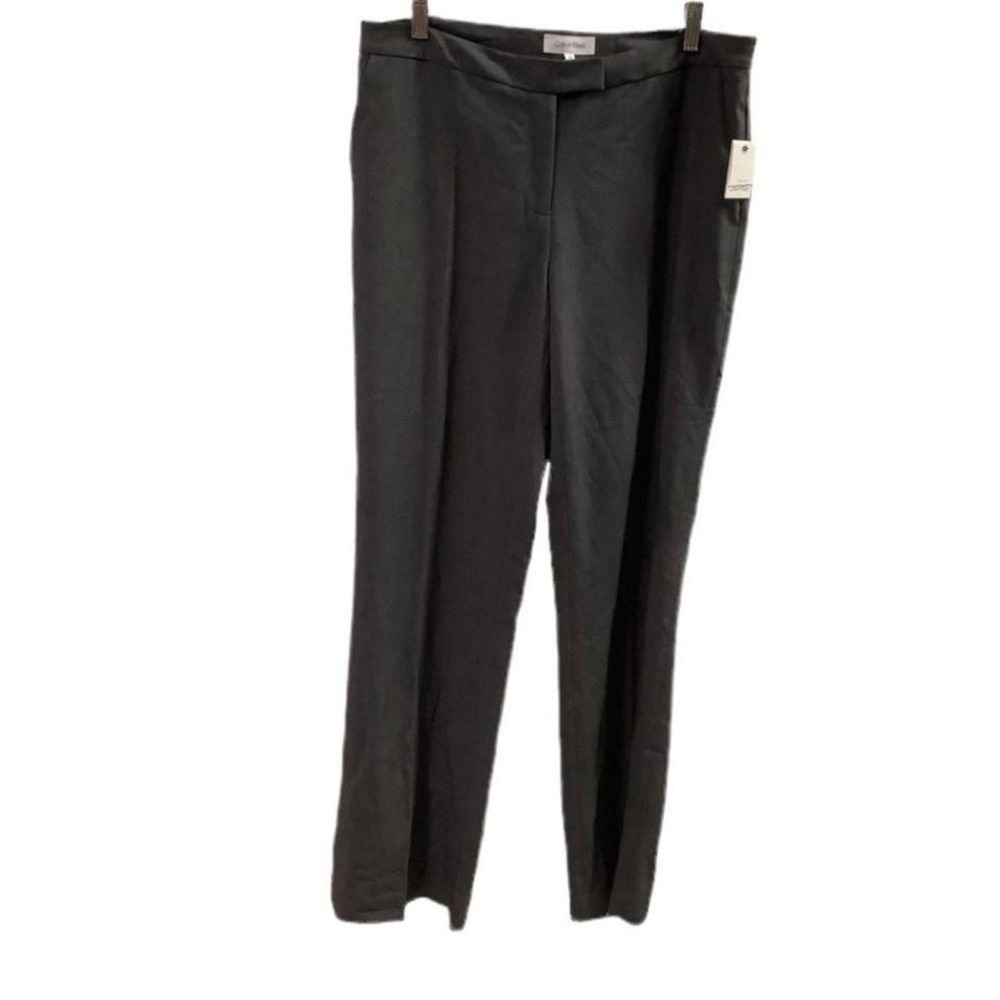 NWT Calvin Klein gray charcoal trousers size 10‎